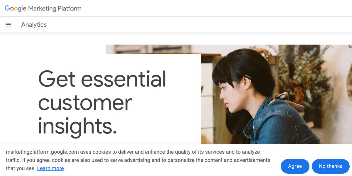 Google Analytics website